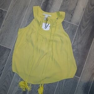 Diane Von Furstenberg Vibrant Yellow Top